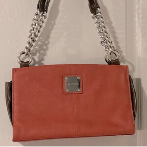 Miche Shoulder Bag with Taylor Shell & Brown Chain Handles